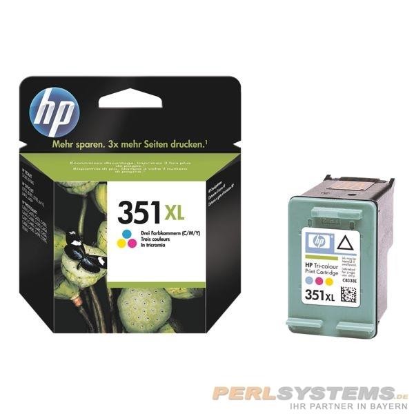 HP 351XL Tinte für Deskjet 5740 6540 OfficeJet Photosmart CB338EE