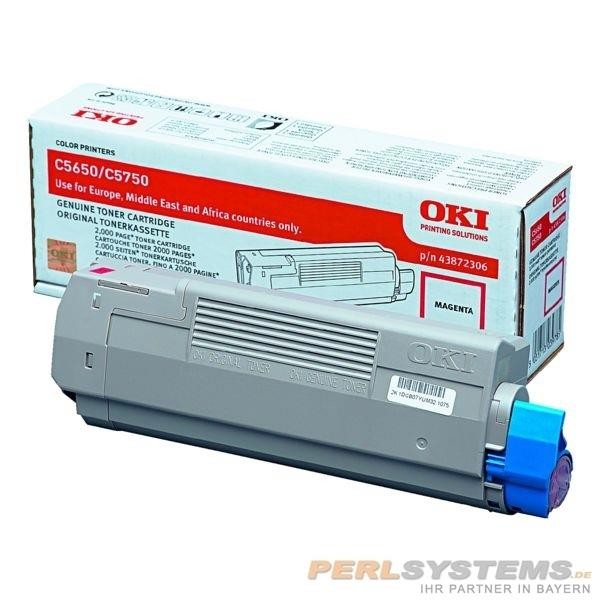 OKI Toner Magenta Original OKI C5650 Serie OKI C5750 Serie 43872306