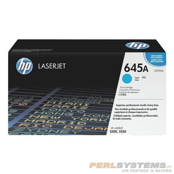 HP 645A Toner Cyan für Color LaserJet 5500, 5550 C9731A