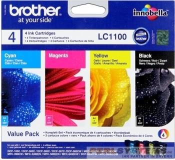 Brother Valuepack Schwarz Magenta Cyan Gelb DCP-185 DCP-383 MFC-490 MFC5890 6490 6690 6890