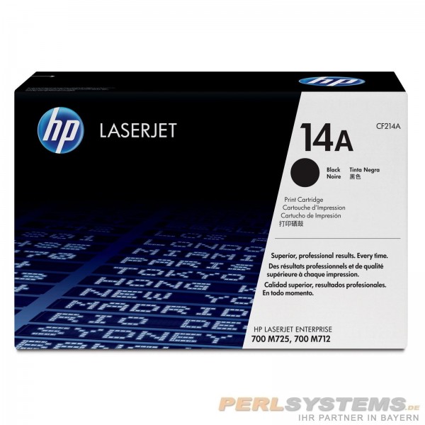 HP 14A Toner Black HP LaserJet Enterprise 700 MFP M712DN M725 CF214A