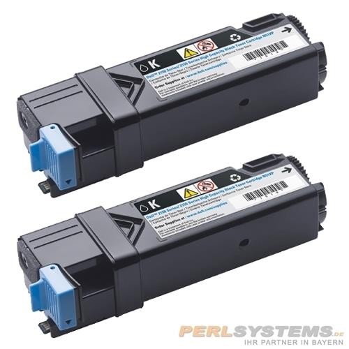 DELL 84R1W Toner Black für 2150CN 2155CN 593-11035 high capacity Doppelpack!!