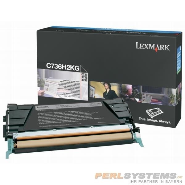 Lexmark C736 X736 X738 Toner Black 12.000 Seiten