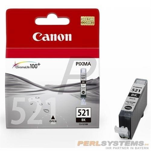 Canon CLI-521BK Tinte Black MP540 550 560 620 630 640 MX860 870 iP3600 4700 2933B001
