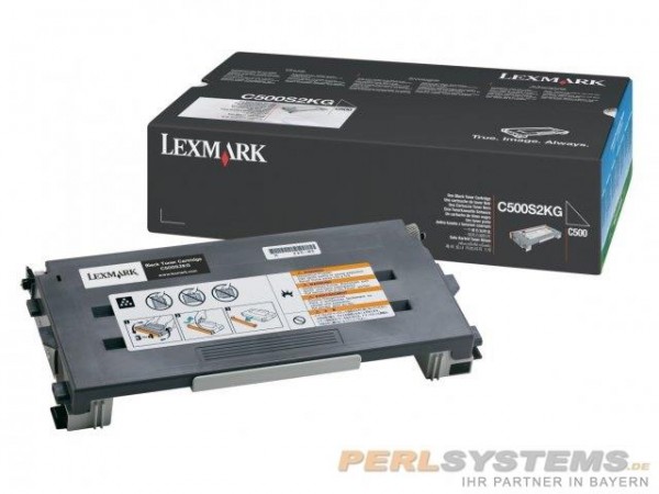 Lexmark Tonerfür C500 X500 X502 Black C500S2KG
