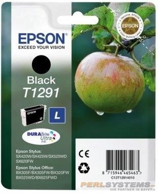 Epson Tinte Apfel Schwarz T1291 für SX420W SX525WD SX620FW BX305F