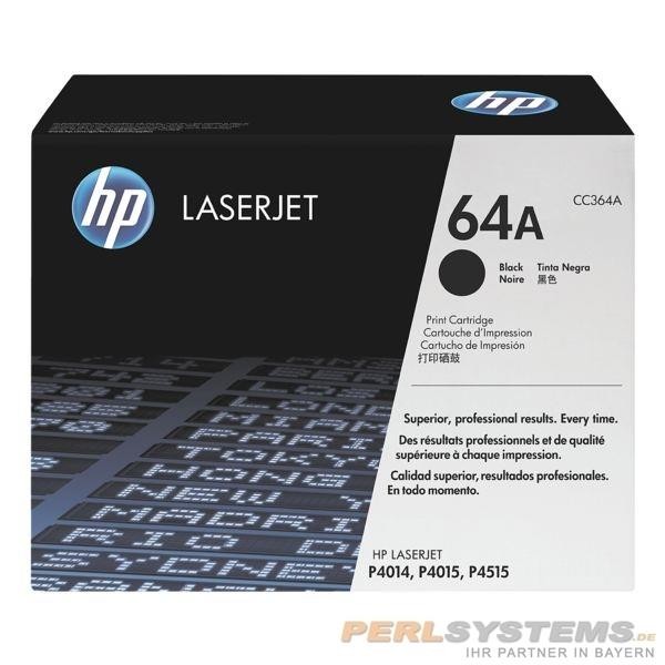 HP 64A Toner Black HP LaserJet P4011 HP LaserJet P4015 HP P4515N CC364A Original