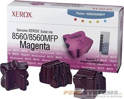 XEROX 108R00724 PH8560 8560MFP Solid Ink 3 Sticks Magenta