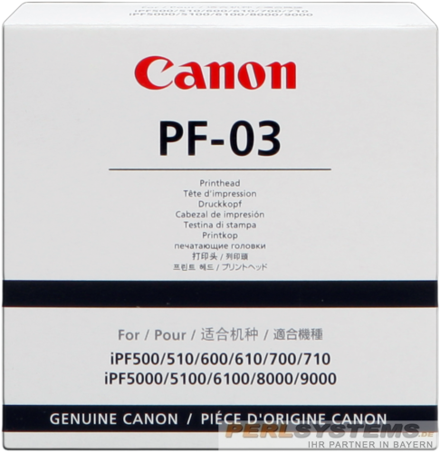 Canon PF-03 Druckkopf Canon iPF510 iPF610 iPF710 iPF720 iPF 810 iPF815 iPF820 iPF825 iPF500 2251B001