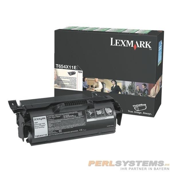 Lexmark T654X11E Toner Schwarz T654dn T656dn Extra hohe Kapazität