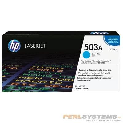 HP 503A Toner Cyan für LaserJet 3800 CP3505 Q7581A