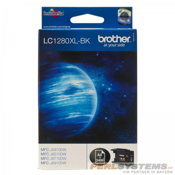 Brother LC1280XL Tinte Black MFC-J6510DW MFC-J6710DW MFC-J6910DW