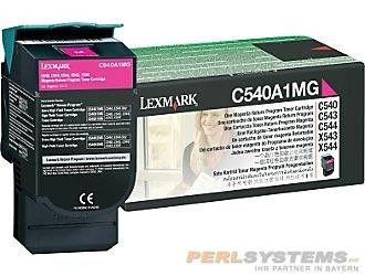 Lexmark Toner Magenta C540 CC543 544 X543 X544 X546 X548 1.000 Seiten C540A1MG
