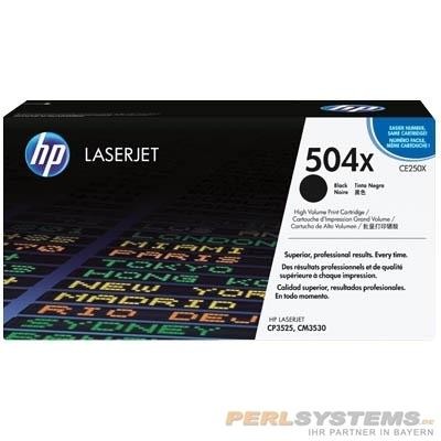 HP 504XD Toner Black für Color LaserJet CP3525 CM3530 Doppelpack CE250XD