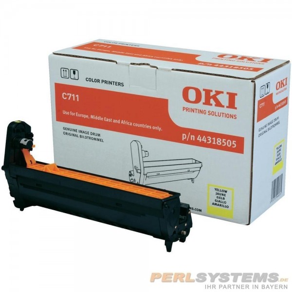 OKI 44318505 Bildtrommeleinheit Yellow für OKI C711DN OKI C711N Serie