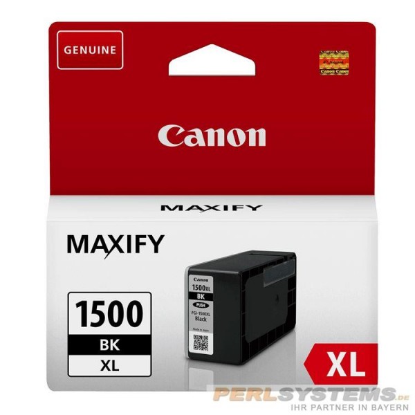 Canon Tinte Black PGI-1500XL Canon MAXIFY MB2050 MB2150 MB2155 MB2350 MB2750 MB2755 9182B001