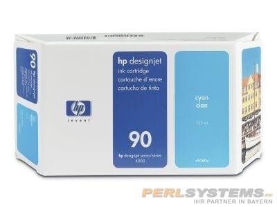 HP 90 Tinte Cyan 225ml für DesignJet 4000 4500 4020 4520