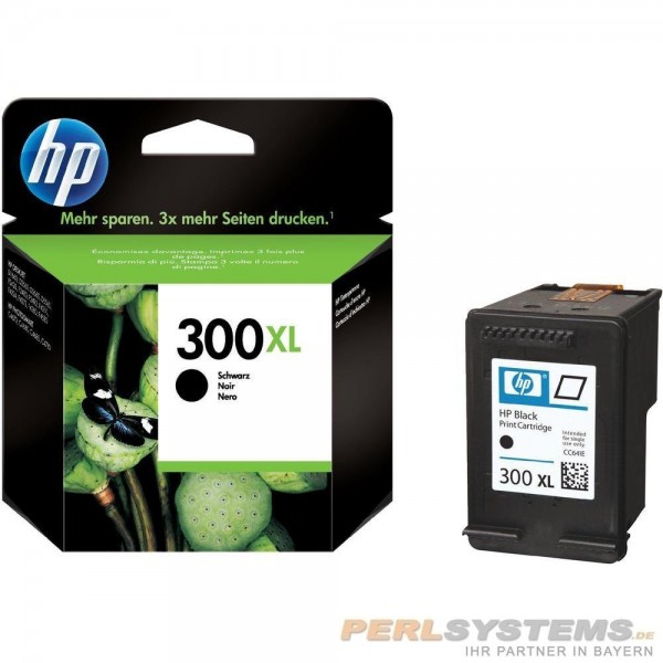 HP 300XL Tinte schwarz CC641EE No.300 XL mit Vivera Tinte DeskJet 1600 2530 F2410