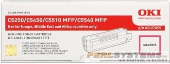 OKI Toner Magenta C5250 C5450 C5510MFP C5540MFP High Capacity 42127455