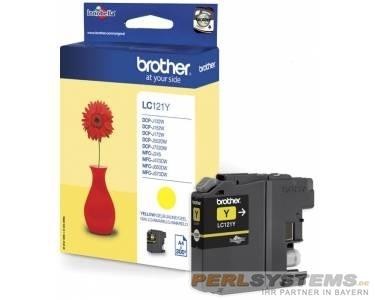 Brother Tintenpatrone Yellow LC121Y MFC-J6510DW MFC-J6710DW MFC-J6910DW DCP-J725DW