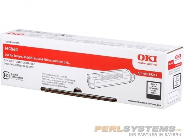 OKI Toner Black für MC860 MC860DN MC860CDXN 44059212