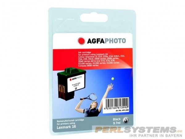 AGFAPHOTO L16B Lexmark Z13 Tinte Black