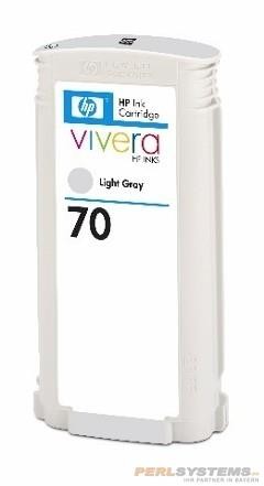 HP 70 Tinte light grau No.70 mit HP Vivera Tinte