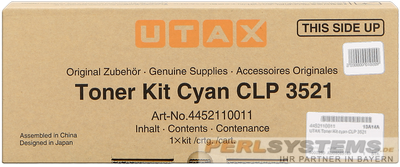 UTAX CLP3521 Toner Cyan CLP4521