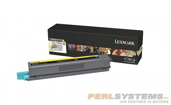 Lexmark C925H2YG Toner Yellow LCCP Tonerpatrone C925de C925dte