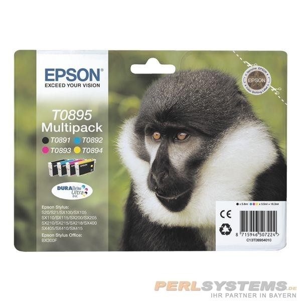 Epson Tintenpatrone T0895 Multipack für Stylus S20 SX100 SX105