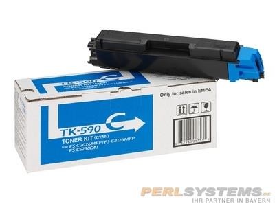 Kyocera Toner Cyan TK-590C für FSC2016MFP FSC2026MFP FSC2126MFP FSC5250DN
