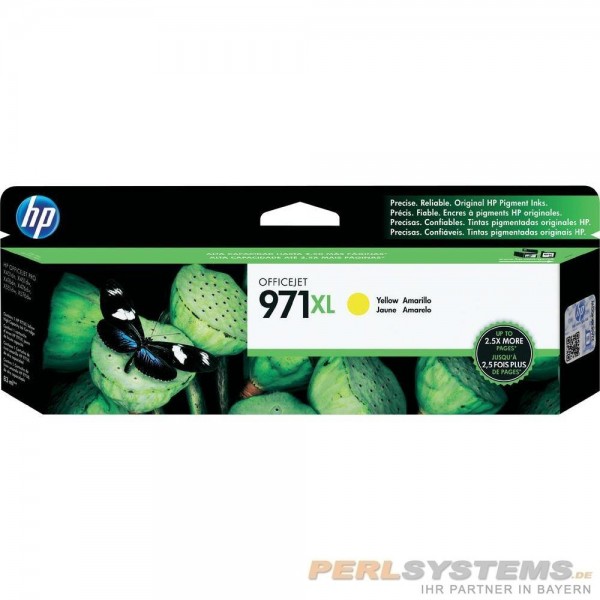 HP 971XL Yellow Tinte HP OfficeJet Pro X451 Pro X476 Pro X551 Pro X576 CN628AE