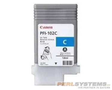 Canon Tinte PFI-102C Cyan IPF-500 iPF-600 610 650 IPF-750 iPF-755 760 iPF-765 LP17 LP24 0896B001