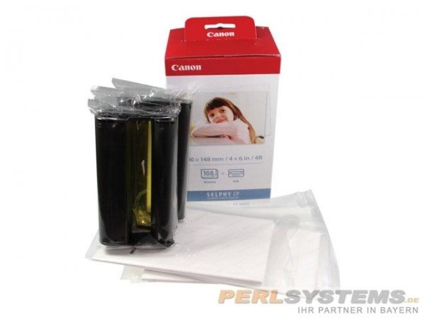 CANON KP-108IN Foto Papier natural inkjet 100x148mm 108 Blatt 1er-Pack with ink cassette