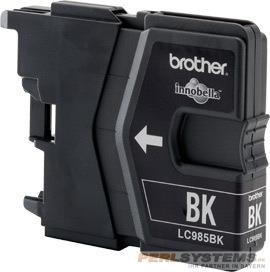 Brother Tintenpatrone Schwarz Doppelpack LC985BKBP2DR DCP-J125 DCP-J140 DCP-J315