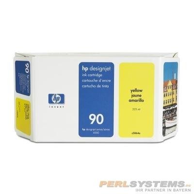 HP 90 Tinte Gelb 225ml für DesignJet 4000 4500 4020 4520