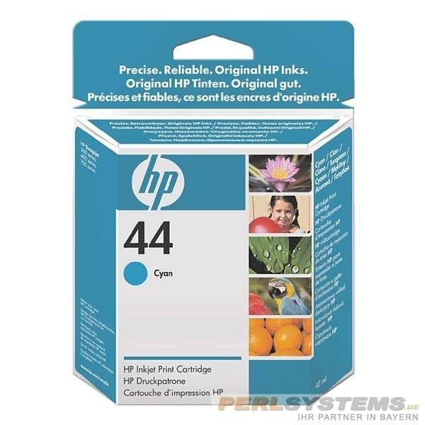 HP 44 Tinte Cyan für DesignJet 350C 450C 455CA 488CA 700 750 755