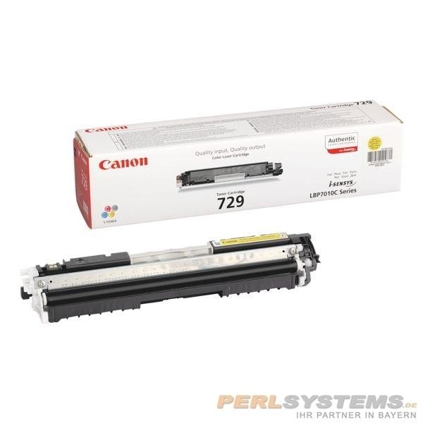 Canon 729 Toner Cartridge Yellow LBP-7010C 7018 7810C 4367B002