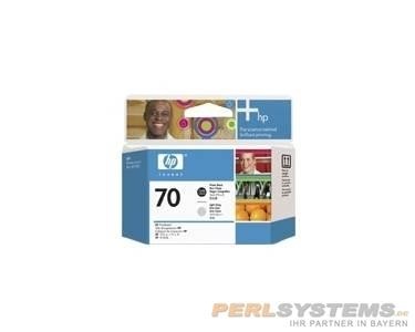HP 70 Druckkopf Fotoschwarz + Grau hell DesignJet Z2100