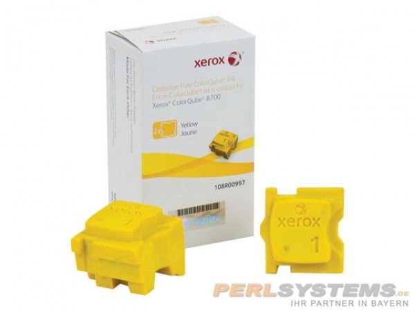 XEROX ColorQube 8700 Festtinte STIX 2 Yellow Solid Ink