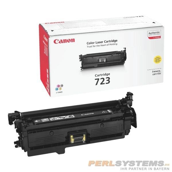 Canon 723 Toner Cartridge Yellow LBP-7750CDN 2641B002