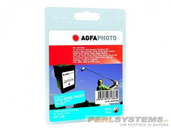 AGFAPHOTO HP338B HP DJ5710 Tinte Black