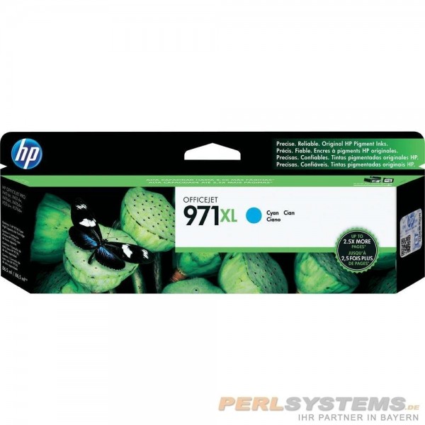 HP 971XL Cyan Tinte HP OfficeJet Pro X451 Pro X476 Pro X551 Pro X576 CN626AE