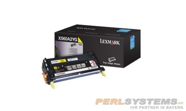Lexmark X560 Cartridge Yellow Druckkassette 4.000 Seiten