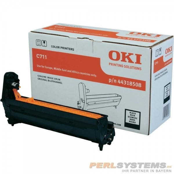 Oki 44318508 Bildtrommeleinheit Black für OKI C711DN OKI C711N Serie