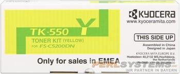Kyocera TK-550Y Original Toner Yellow für Kyocera FS-C5200DN