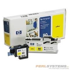 HP 80 Druckkopf Yellow DesignJet 1050C 1055CM C4823A incl. Druckkopfreiniger *ab Lager! **