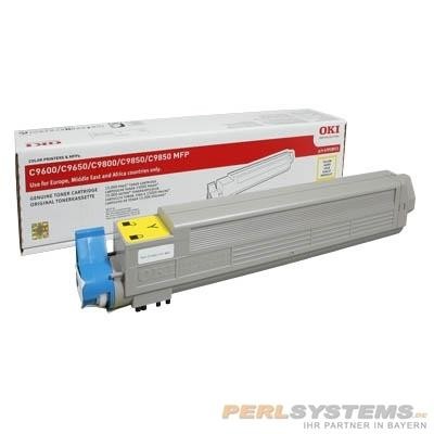 OKI 42918913 Toner Yellow OKI C9600 OKI C9650 OKI C9800 OKI C9850 MFP Original