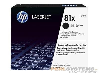 HP 81X High Yield Black Toner LJ Enterprise MFP M630