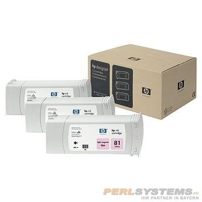 HP 81 Tintenpatrone magenta hell 3er Pack